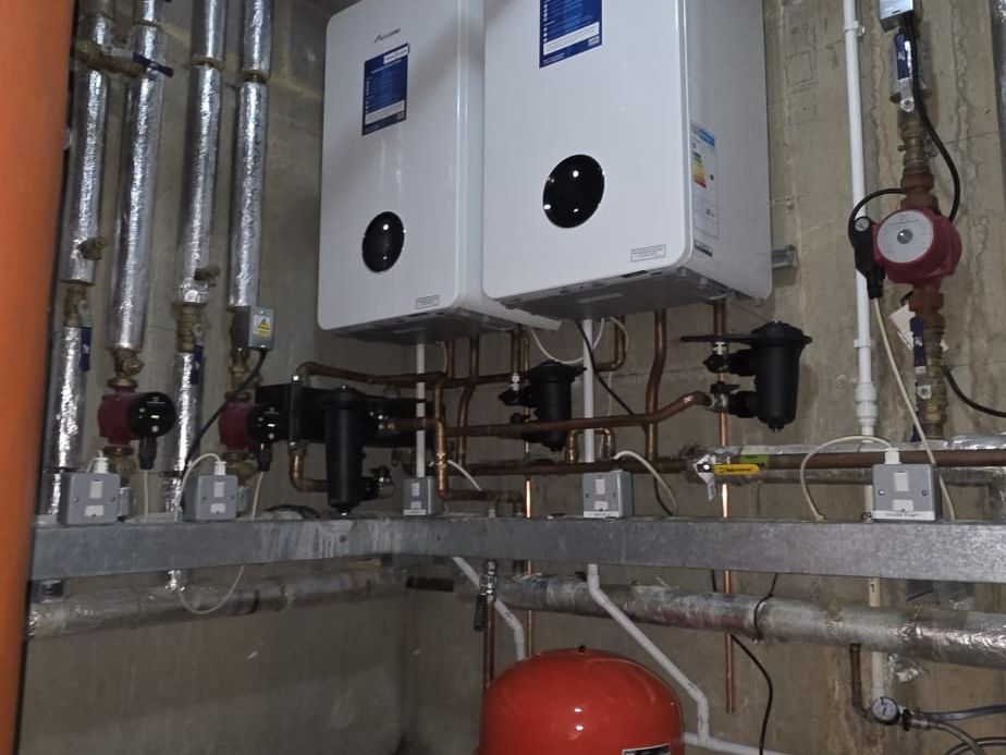 First-fix copper pipework by Berkshire Heat engineers