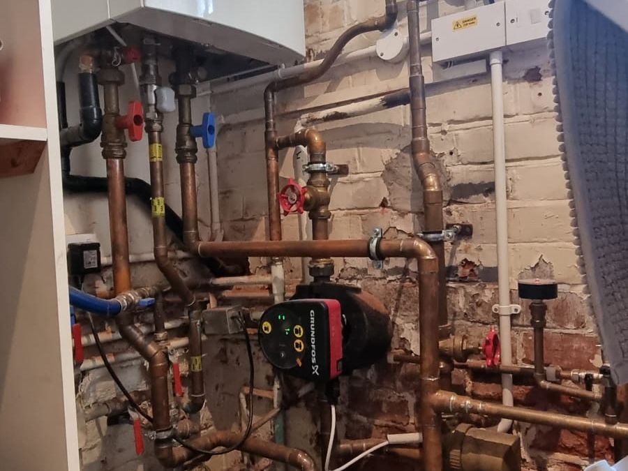 Replacement pipework installation